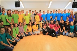 Reprezentanti vítězné školy 22. ročníku soutěže Eurorebus - Gymnázia P. Bezruče